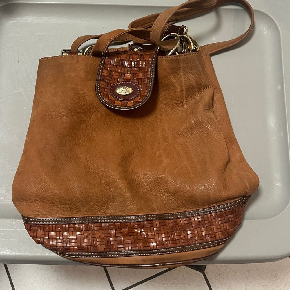 Italian Effe Soft Leather Shoulder Bag